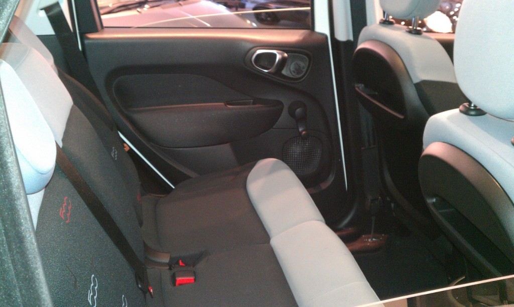 Fiat 500L car launch - My Car Coach - Rear seats